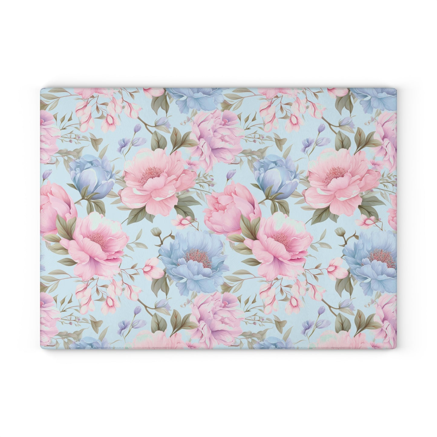 Floral Glass Cutting Board