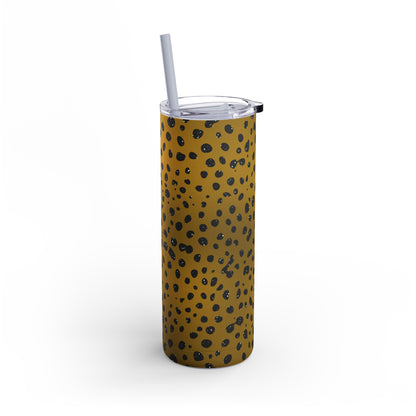 Animal Print Amber 01 - 20oz Skinny Matte Tumbler