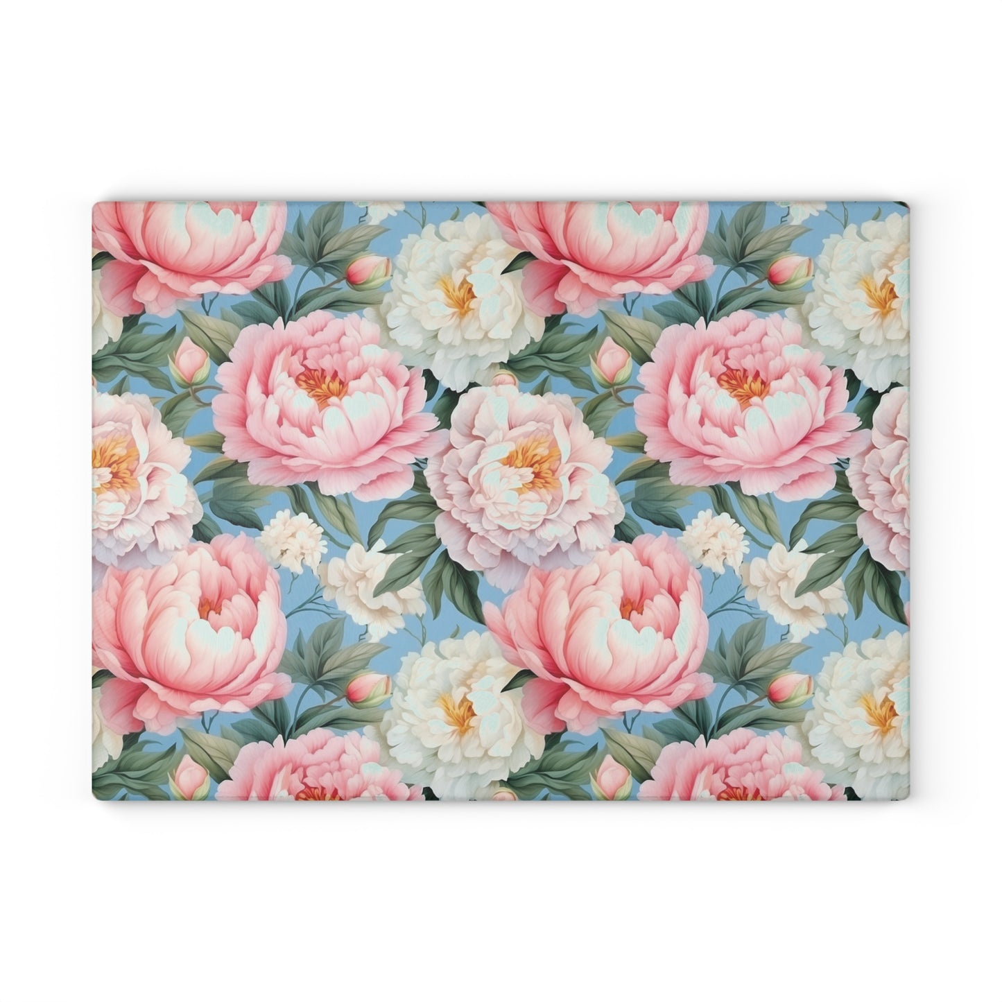 Floral Glass Cutting Board