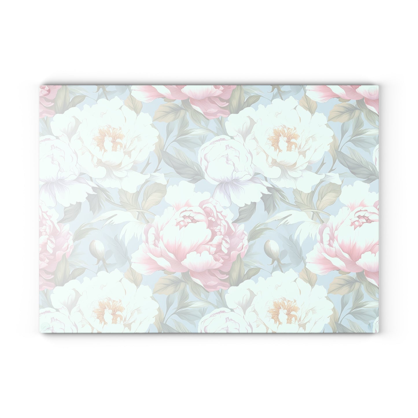 Floral Glass Cutting Board