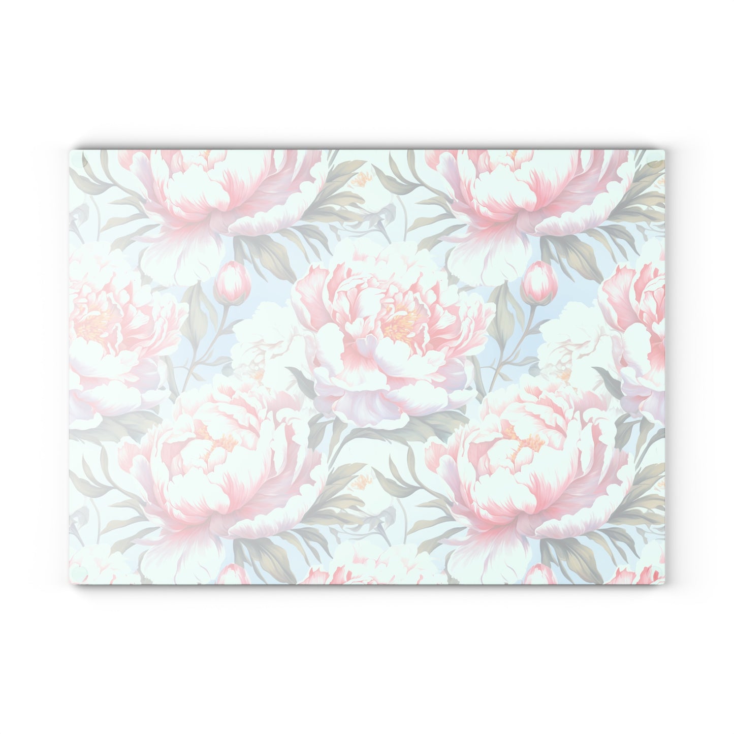 Floral Glass Cutting Board