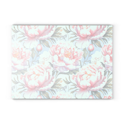 Floral Glass Cutting Board