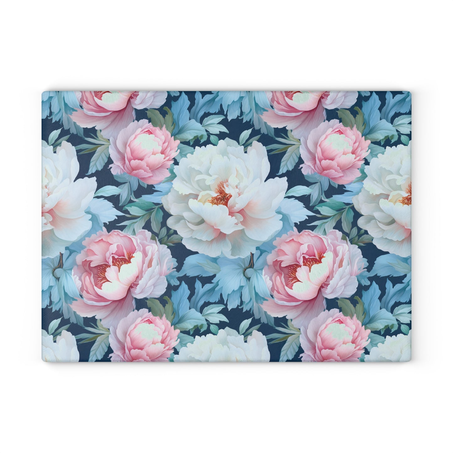 Floral Glass Cutting Board